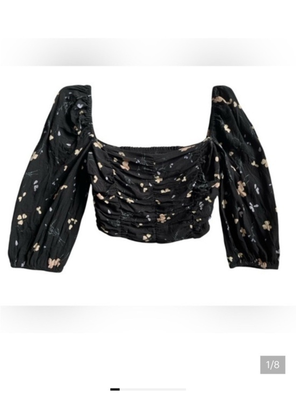 Wilfred Black Floral Blouse